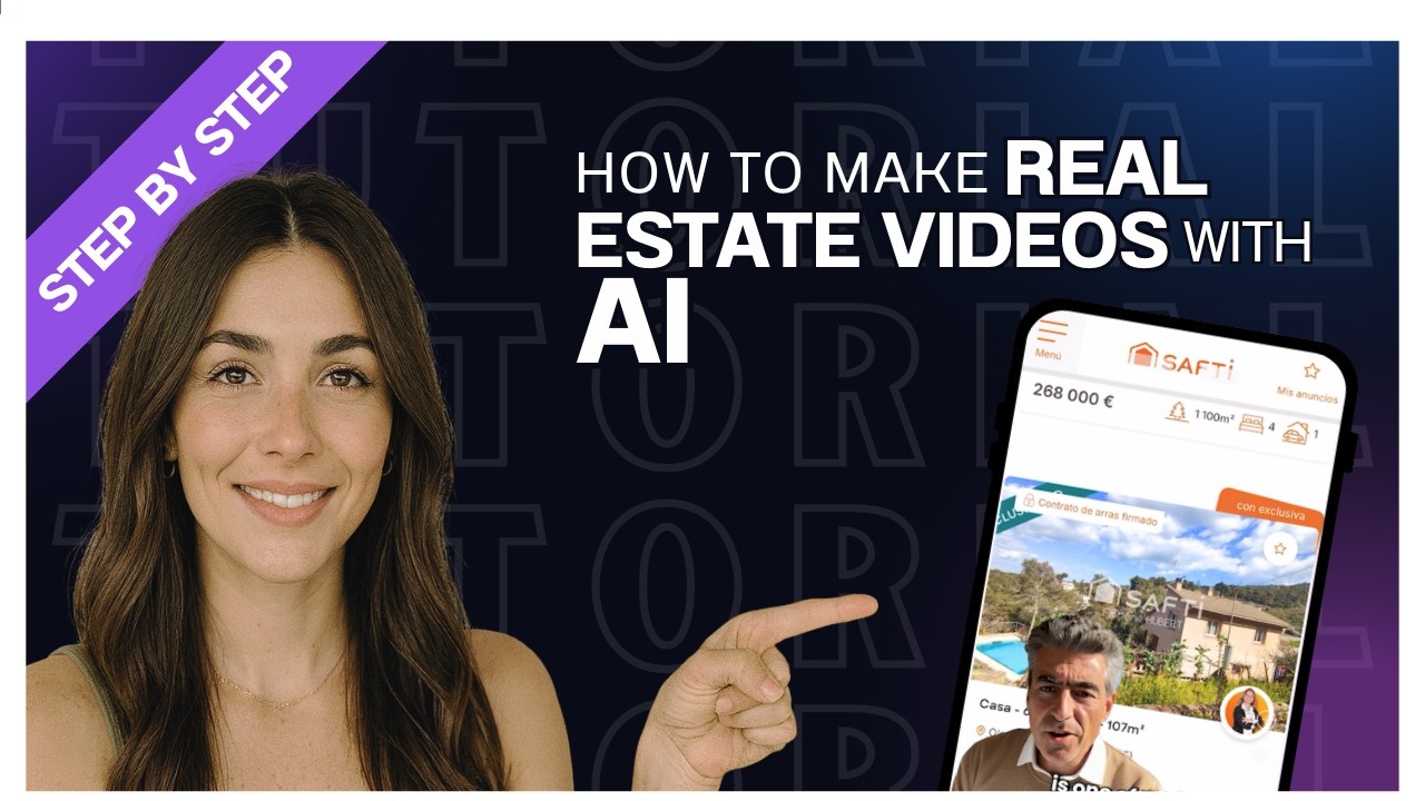 Step by step tutorial on how to make real estate videos with AI