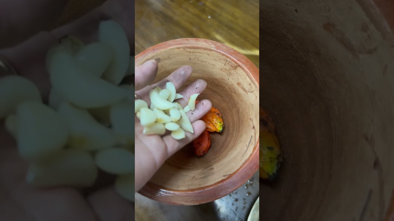 King chili 🌶️ and Fermented fish 🐠 Chutney 😋#chutneyrecipe