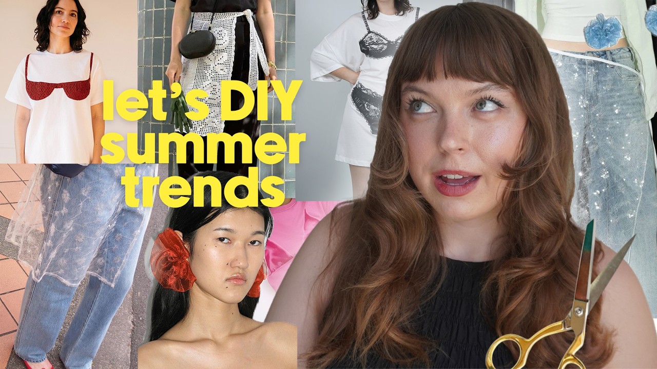 summer fashion trends you can DIY (and how to do it)