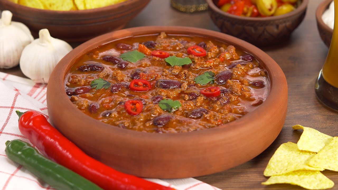 ЧИЛИ КОН КАРНЕ / Сhili con carne.  Мясной фарш, фасоль и удовольствие от Всегда Вкусно!