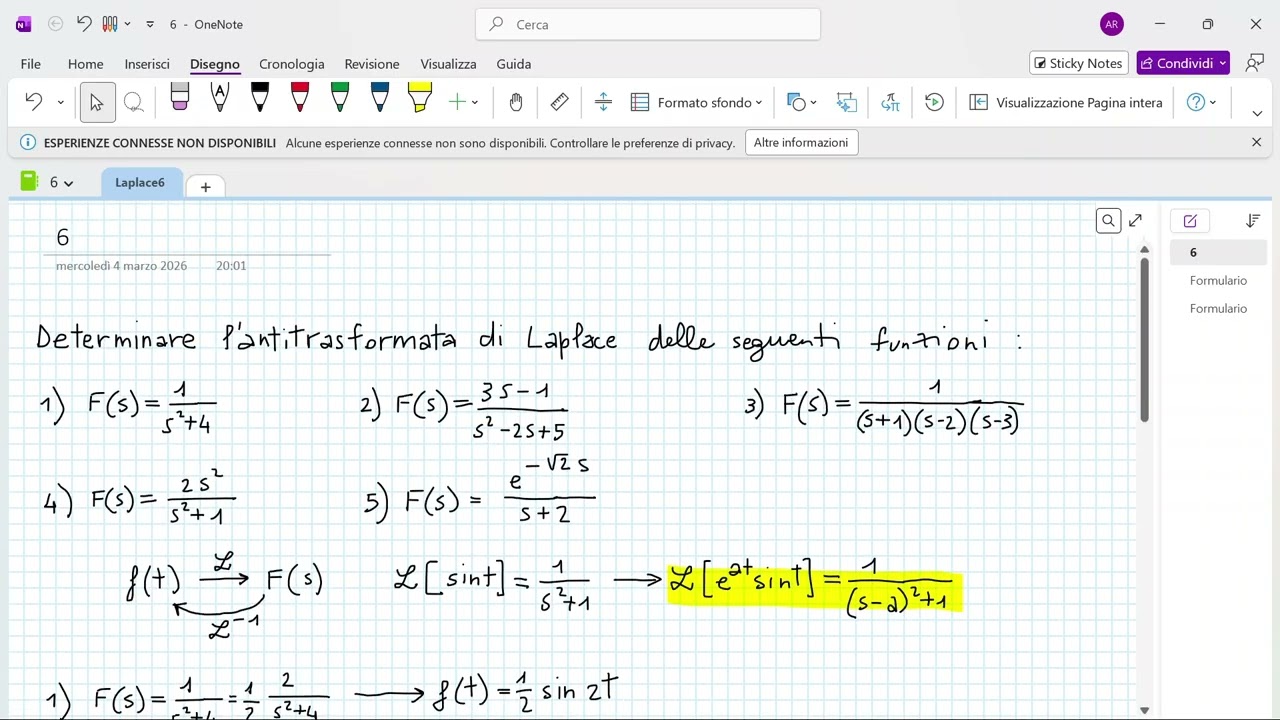 Trasformata di Laplace 6