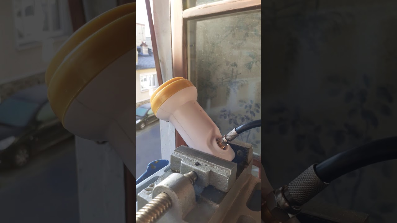 LNB sans parabole point&eacute; sur QO-100