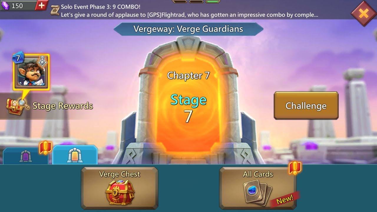 Lords Mobile Vergeway Chapter 7 stage 7