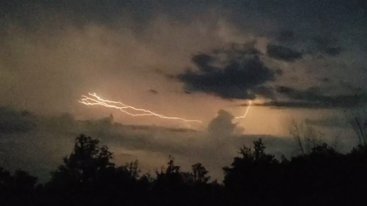 🌩️ Lightning Compilation from Summer Thunderstorm (4K UHD)