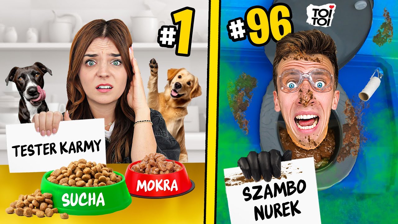 PRACUJEMY w 100 DZIWNYCH ZAWODACH ŚWIATA!