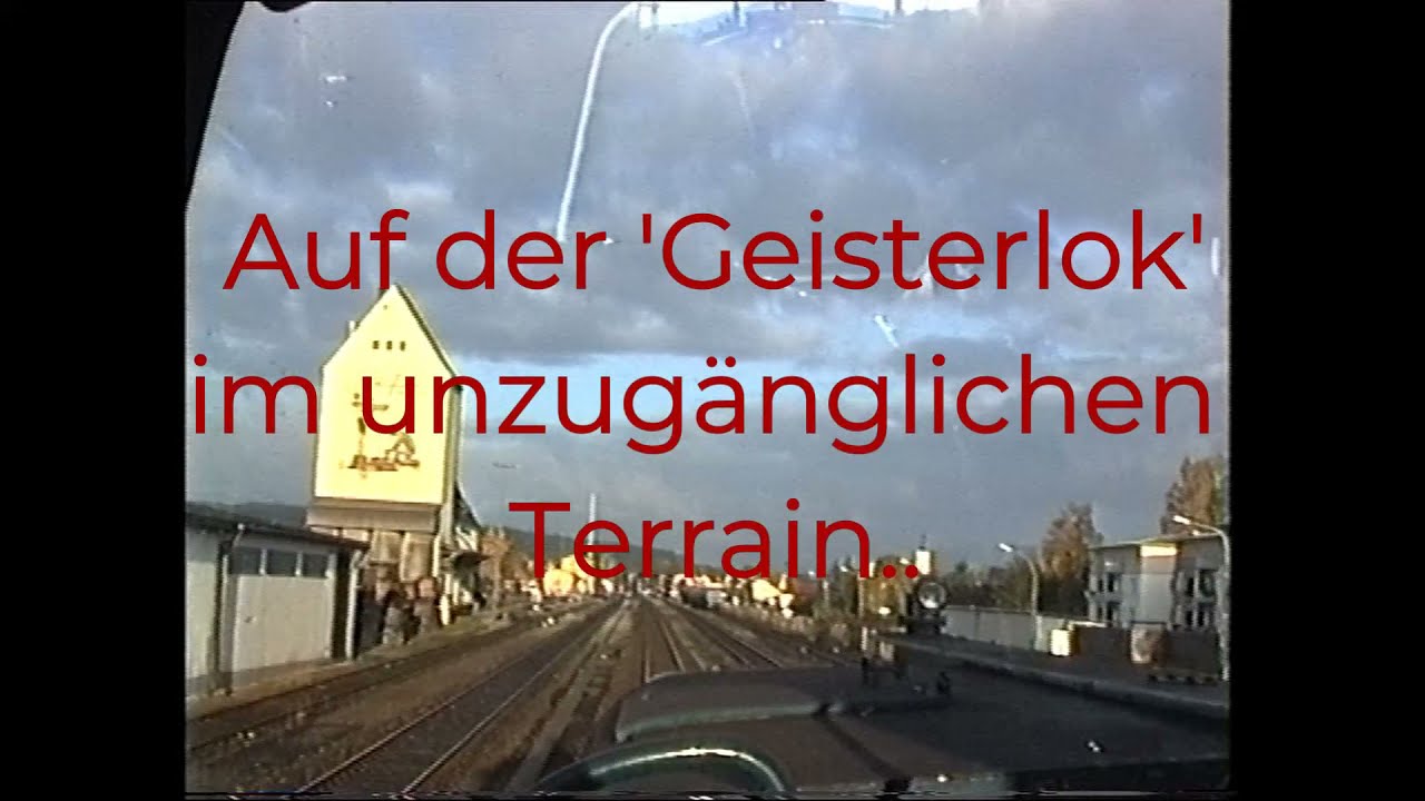 Auf der 'Geisterlok' im unzugänglichen Terrain - von Pressath nach Grafenwöhr Lager