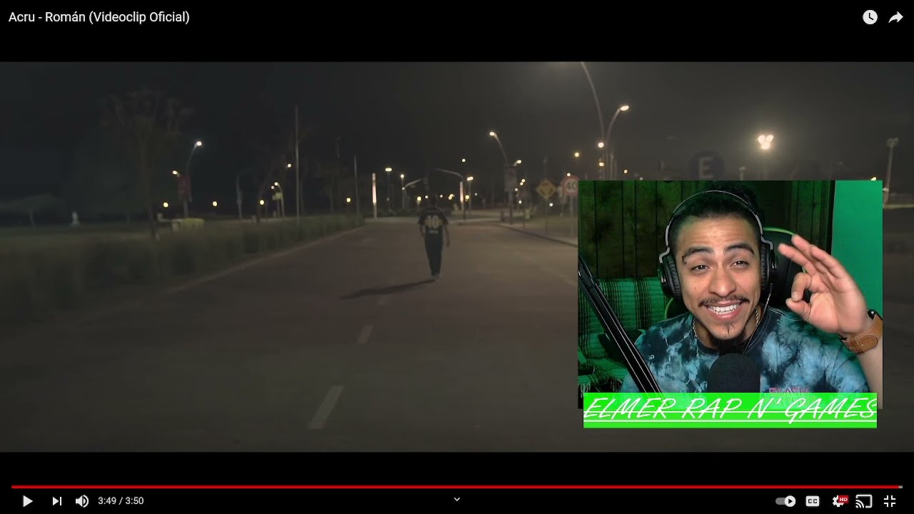 ROMAN | ACRU // VIDEO REACTION (Spa/Eng.) // Elmer Rap N' Games