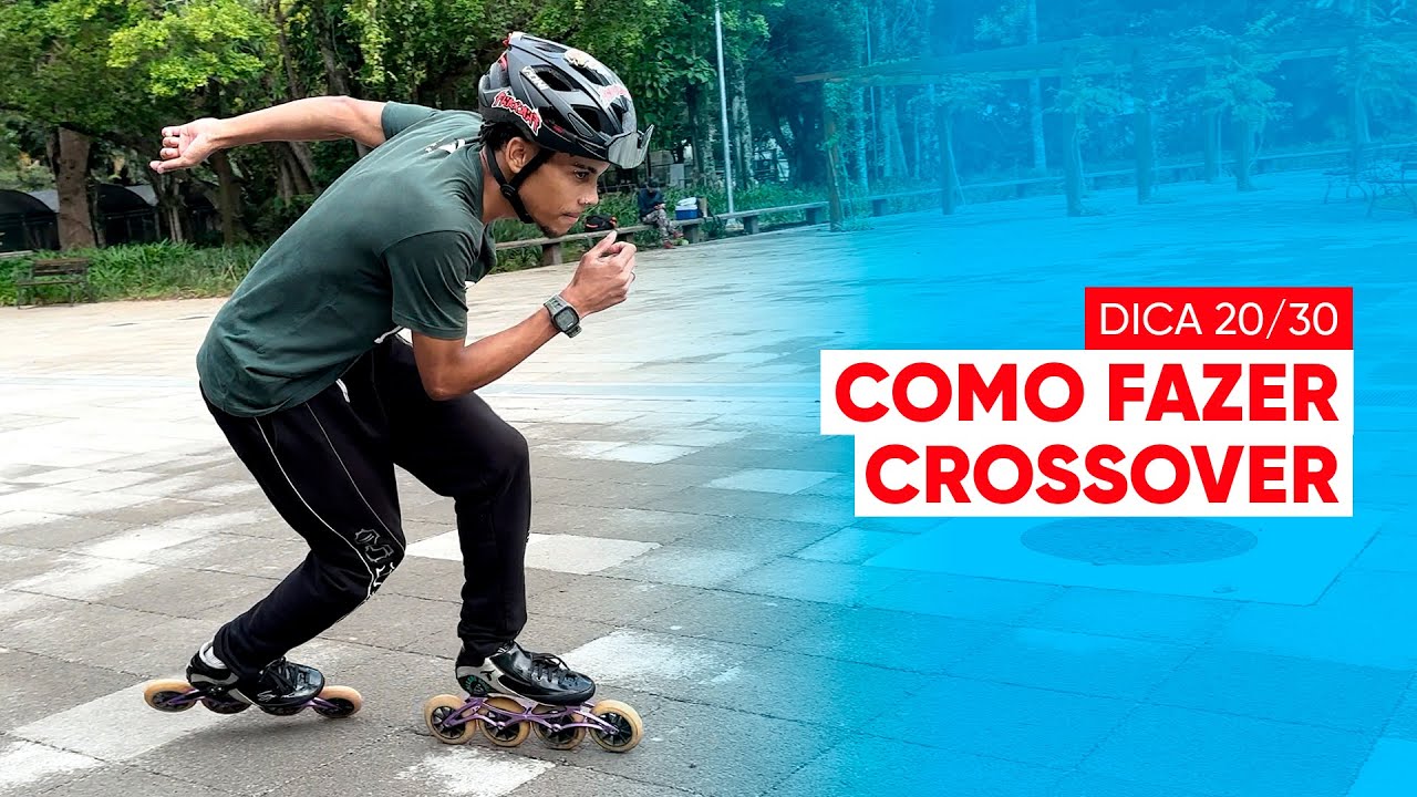 Dica #20 de 30 APRENDENDO A PATINAR | Como fazer o crossover de patins