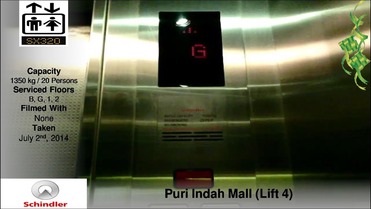 [GONE] Schindler Traction Scenic Lift - Puri Indah Mall, Jakarta (Right)