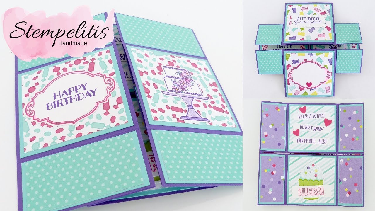 Endloskarte Happy Birthday Stampin' Up! von Stempelitis