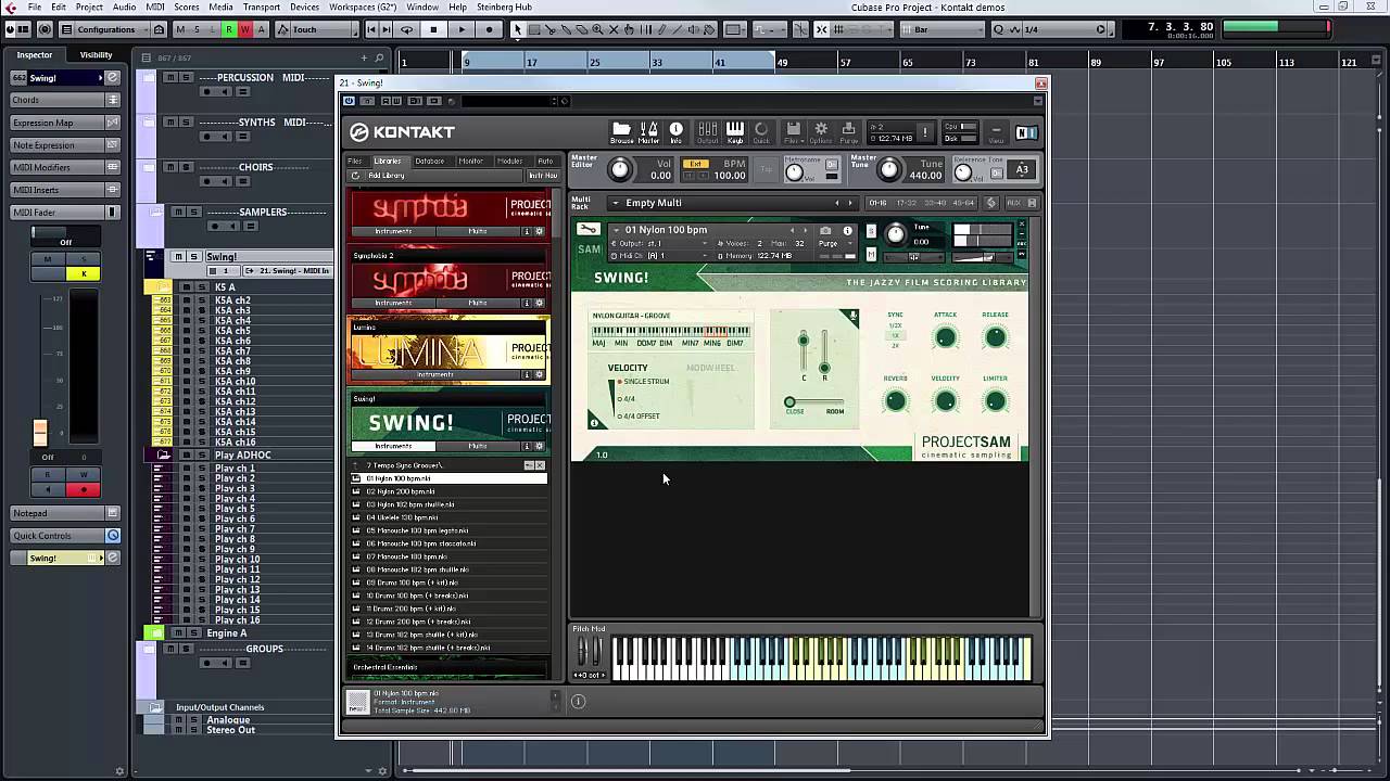 ProjectSAM Swing! Instruments part 2 and Multis walkthrough