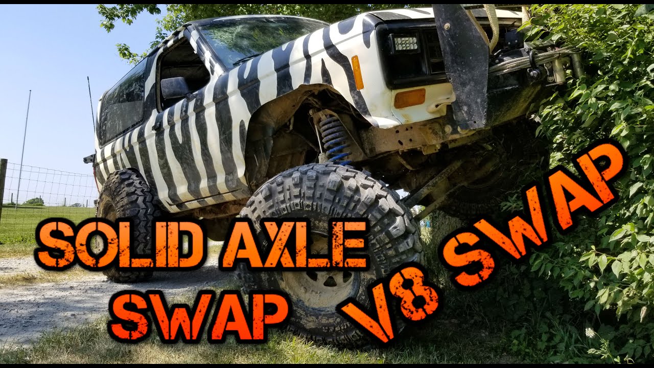 1988 Ford Bronco 2 Solid Axle Swap and V8 Swap Introduction