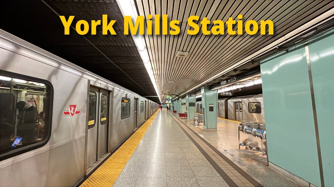 Toronto TTC Subway Station Exploration: York Mills Station 3/9/2026