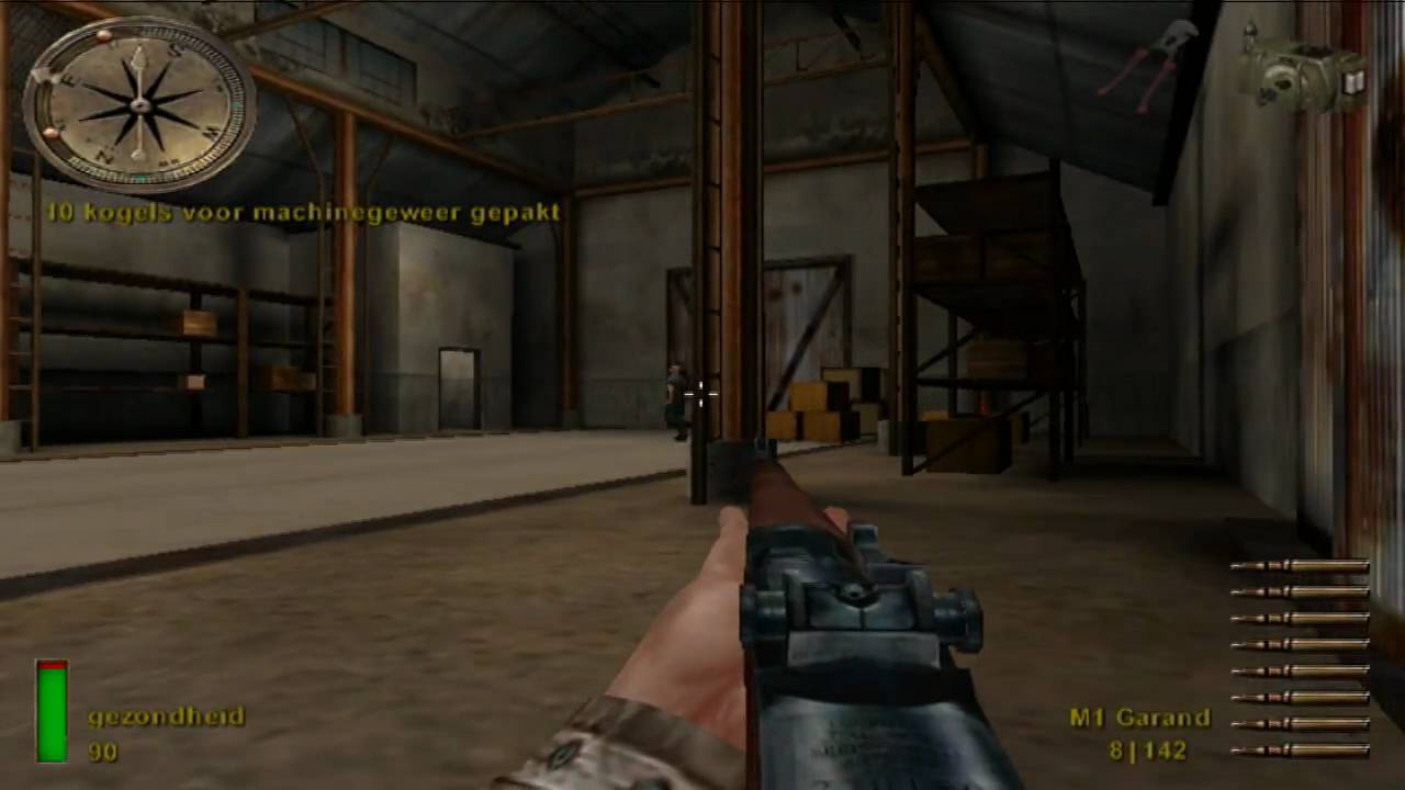 Medal of Honor Allied Assault Mission 1 (3/5): Sabotage The Motorpool (Lighting The Troch)