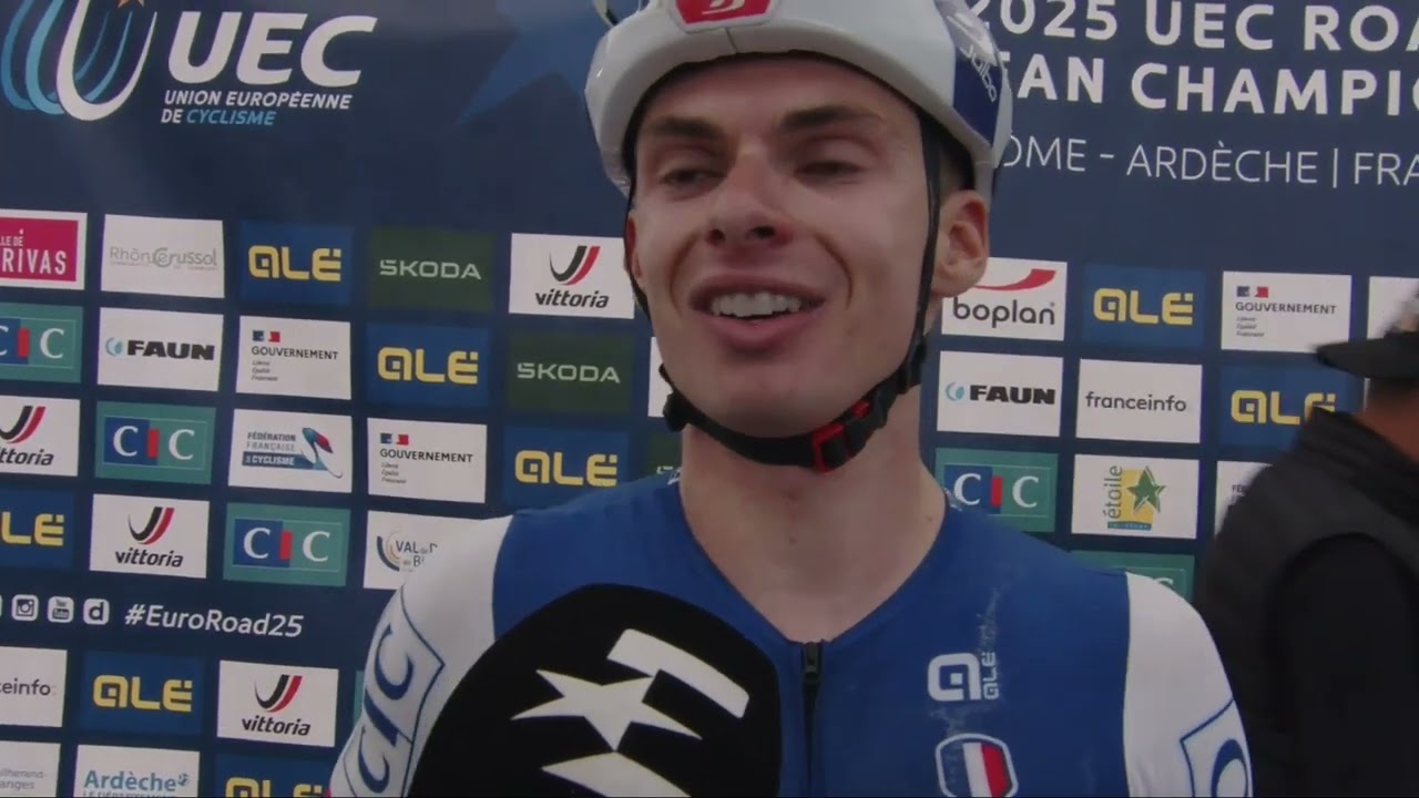 Ромен Грегуар - Интервью по прибытии - Чемпионат Европы UEC Дром-Ардеш 2025