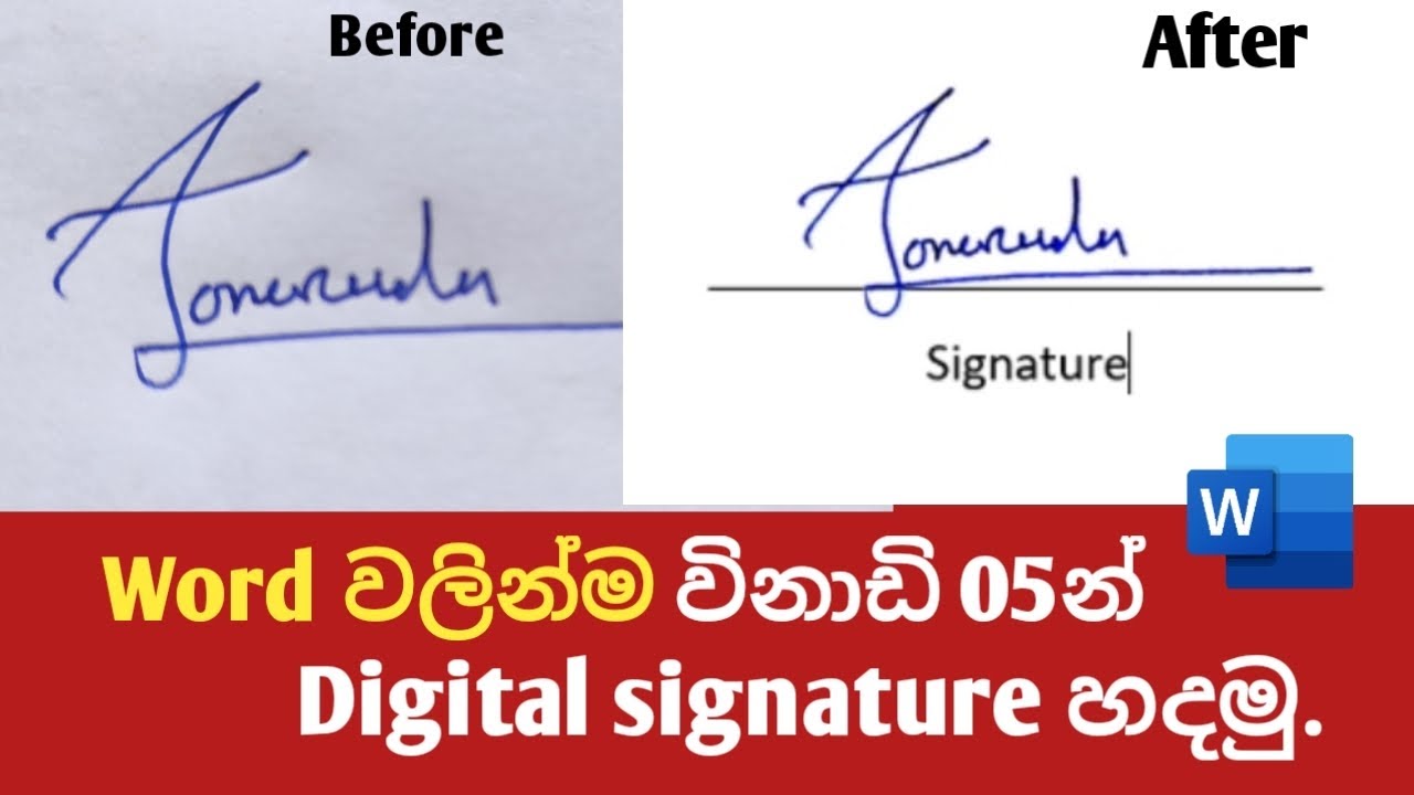 Jak utworzyć podpis cyfrowy za pomocą programu Microsoft Word / podpis cyfrowy / podpis cyfrowy w programie Word