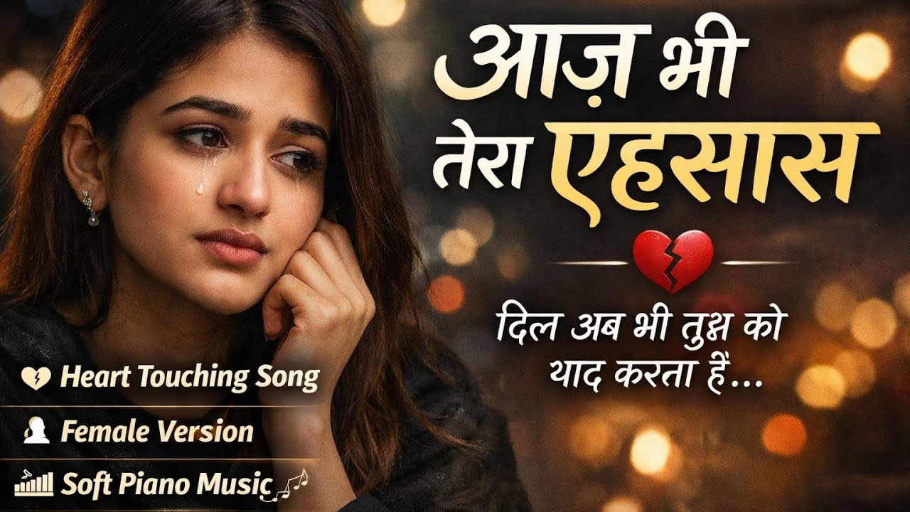आज भी तेरा एहसास 💔 | Heart Touching Female Sad Song | Soft Piano Melody | New Hindi Sad Song 2026