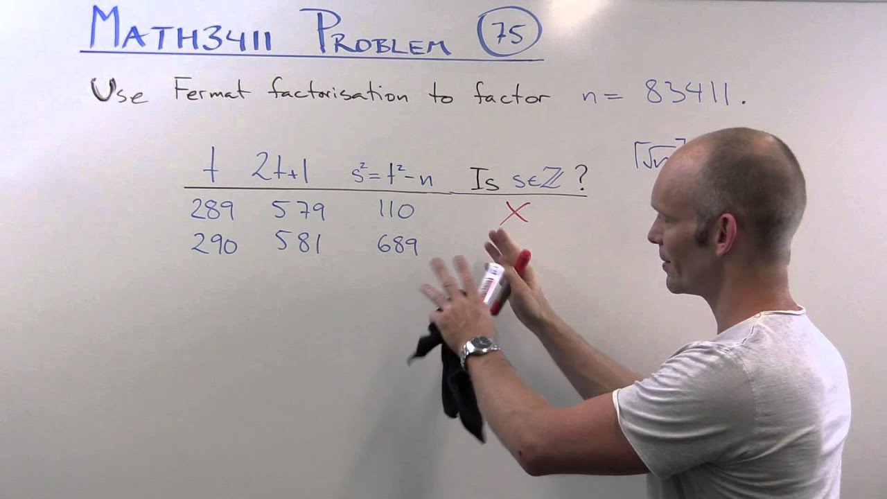 MATH3411 Problem 75