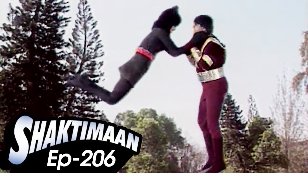 Superhero Episode 206 | किसकी होगी जीत शक्तिमान या बिल्ली बनी लड़की ? Superhero In Action 90's Serial
