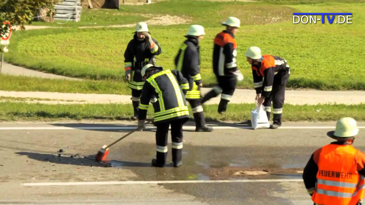 Auffahrunfall mit 4 Fahrzeugen zwischen Donauwörth und Kaisheim