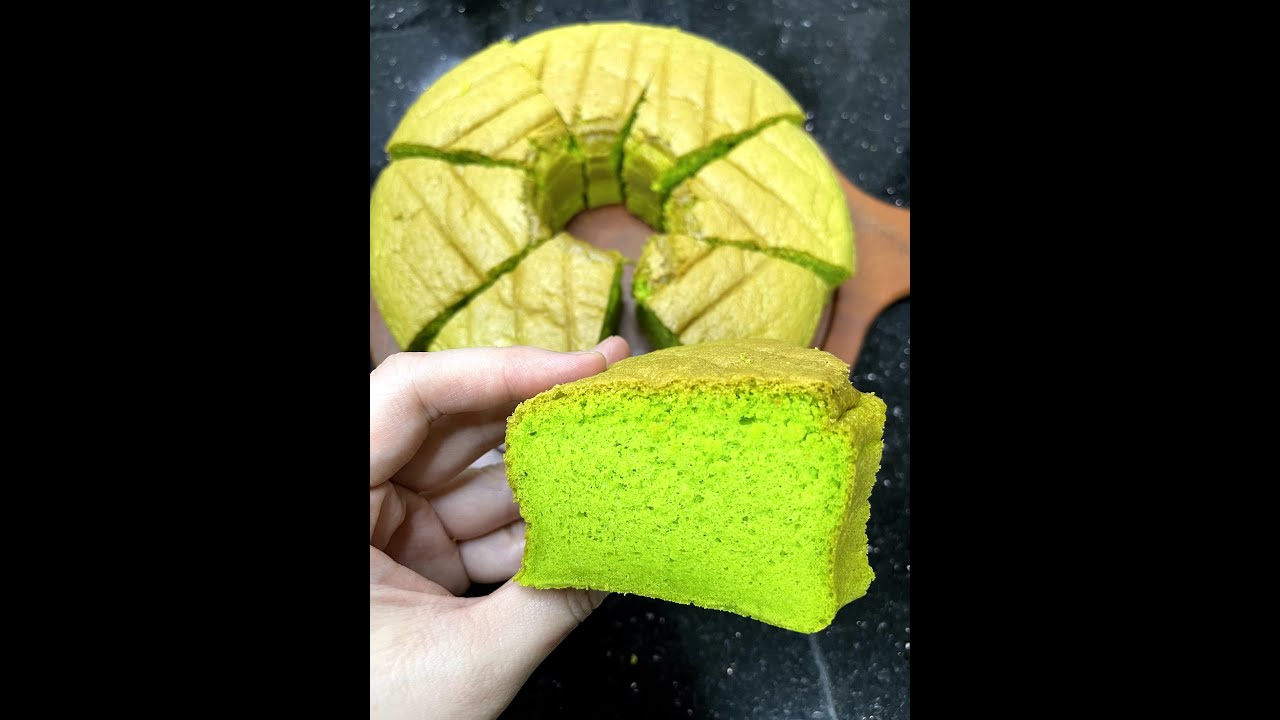 Pandan Chiffon Cake 斑斓威风蛋糕｜Thermomix 美善品