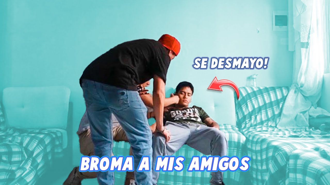 MI AMIGO SE DESMAYO HACIENDO UN RETO (BROMA)