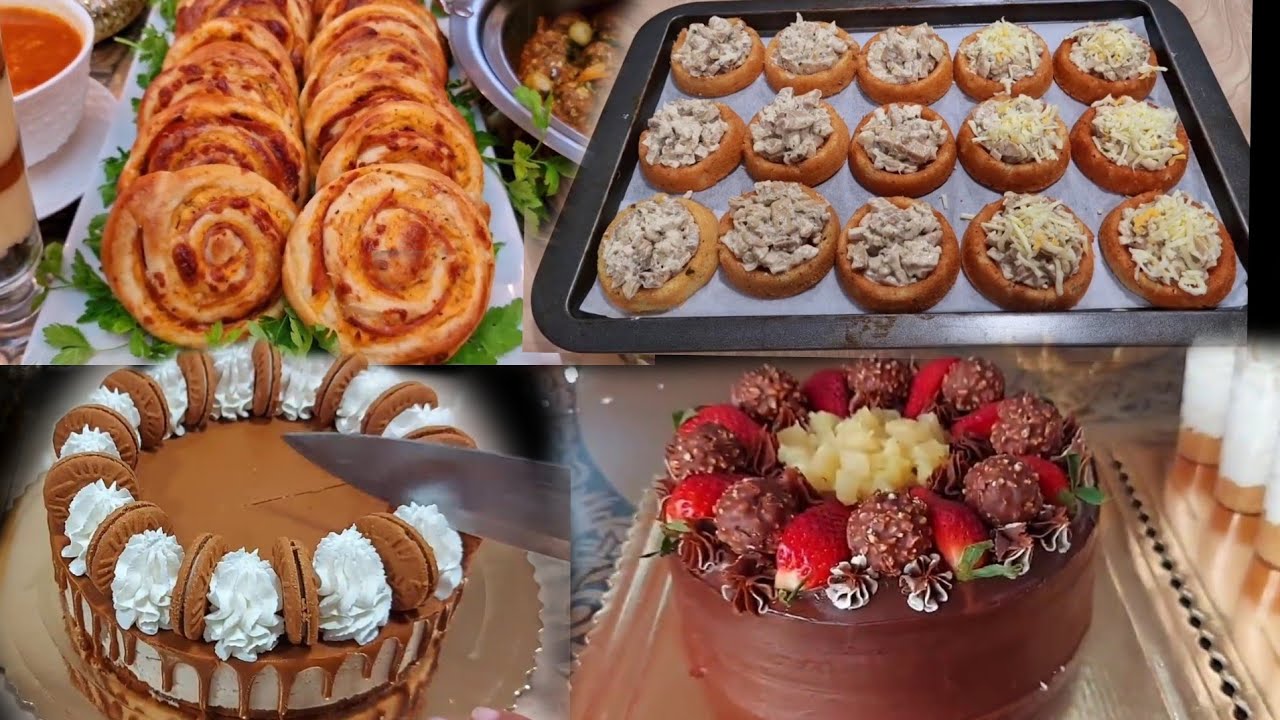 إقتراحات للضيوف والعائلة غاتحمقهم😋من كل فن طرب المالح والحلو بأسهل طريقة🤷‍♀️أبدعي وفرحي أحبابك❤️