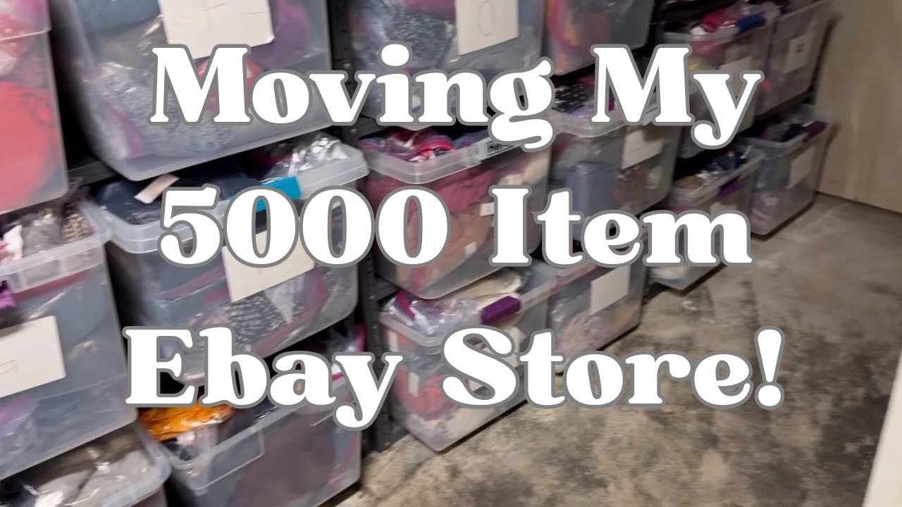Moving My 5000 Item Ebay Store! It's Finally Coming Together | Reseller Vlog