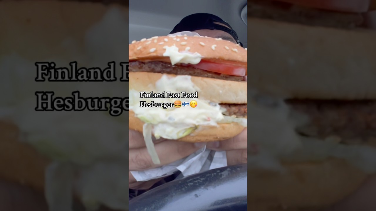 🇫🇮🍔Finland Burger❤️Hesburger