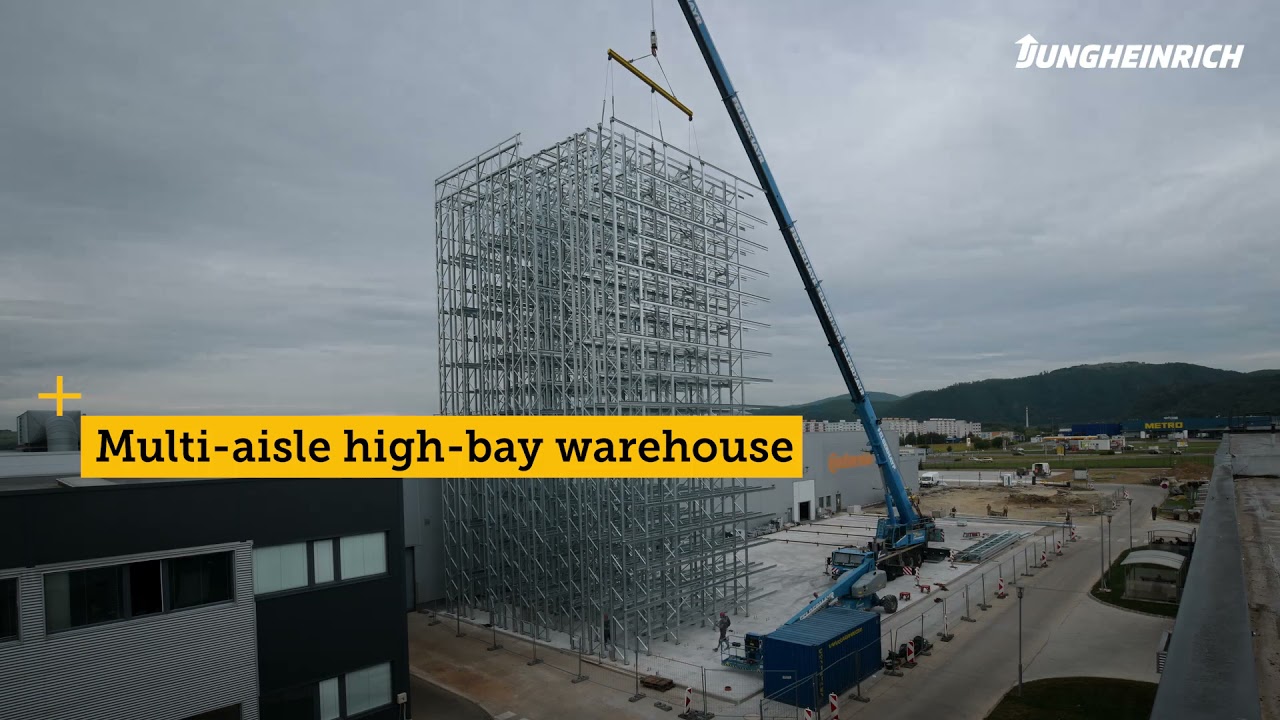 Highly efficient automated pallet silo warehouses for Jungheinrich customer Continental