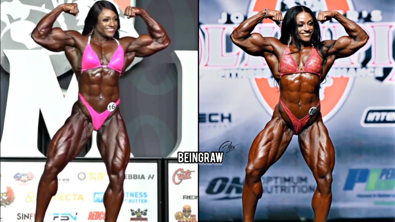 Andrea Shaw 2021 VS 2023 Physique Comparison at Mr. Olympia #olympia
