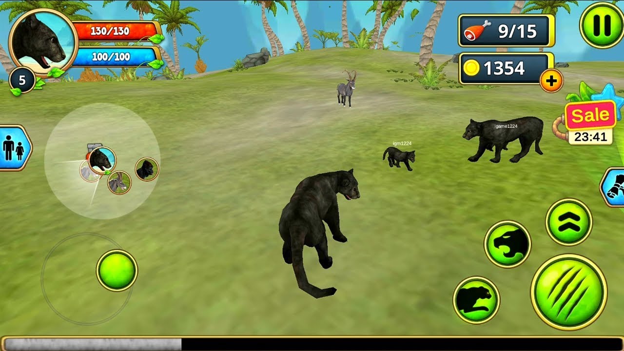 Panther Family Sim Online Android Gameplay