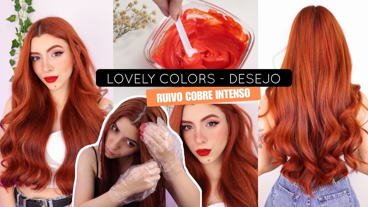 LANÇAMENTO! TONALIZANTE RUIVO COBRE INTENSO - DESEJO LOVELY COLORS