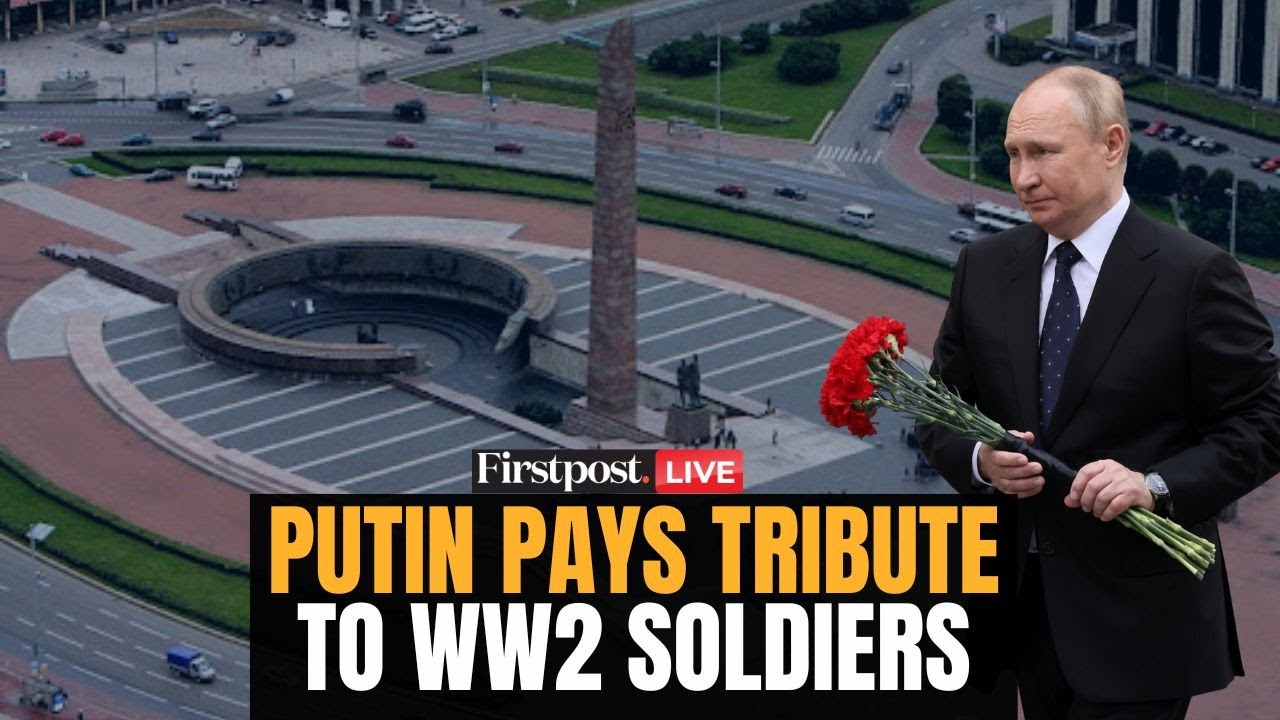 LIVE: Russian President Putin Lays Flowers at Leningrad WW2 Memorial in St. Petersburg | Holocaust