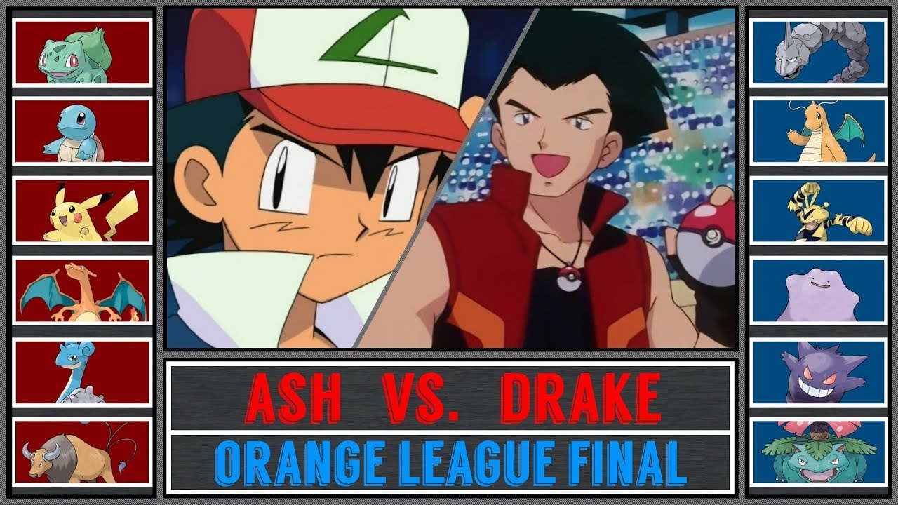 Ash vs. Drake (Pokémon Sun/Moon) - Orange League Final