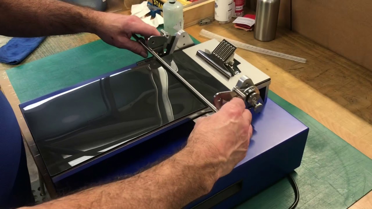 RK Printcoat Instruments - Bar Coater head setup