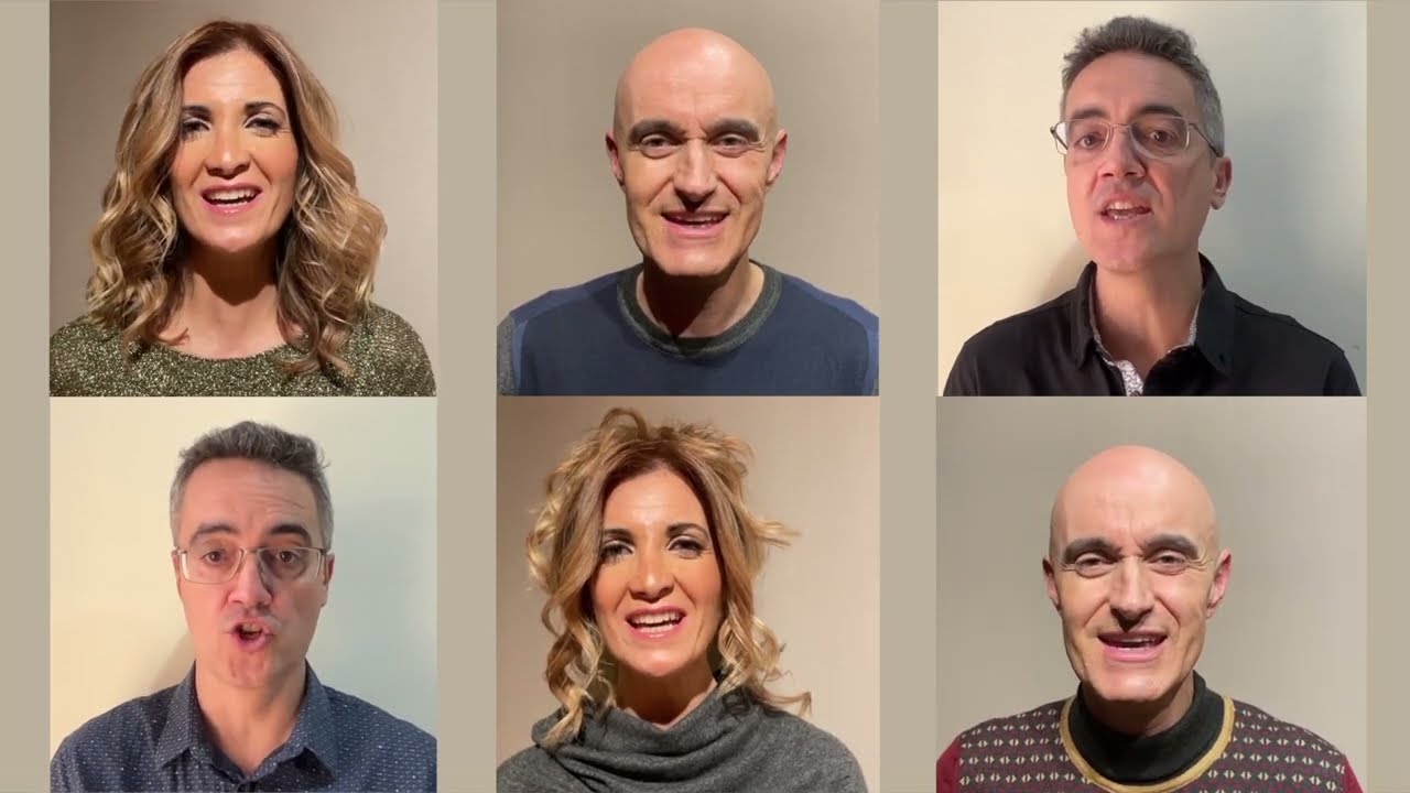 CAF&Egrave; TRIO - Escolteu, els &agrave;ngels canten (Hark! The herald angels sing) nadala a 6 veus