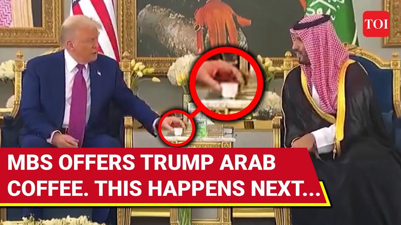 Trump SNUBS Saudi? 'Refuses' Arabian Coffee After MBS Sends F-15 Jets To Escort US Air Force One