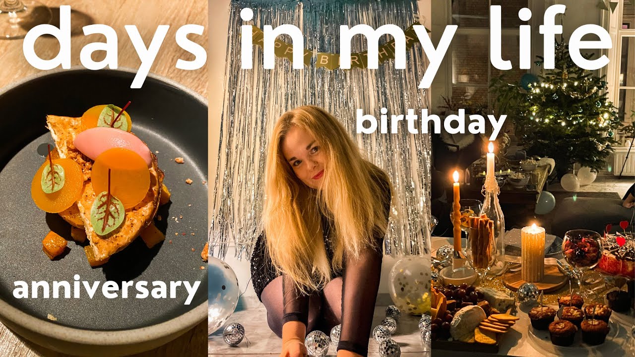 Vlog 🧸 My 27th birthday, anniversary at michelin star restaurant, office party