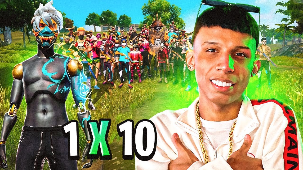 10 INSCRITOS VS DAK CALVO NO FREE FIRE !!!