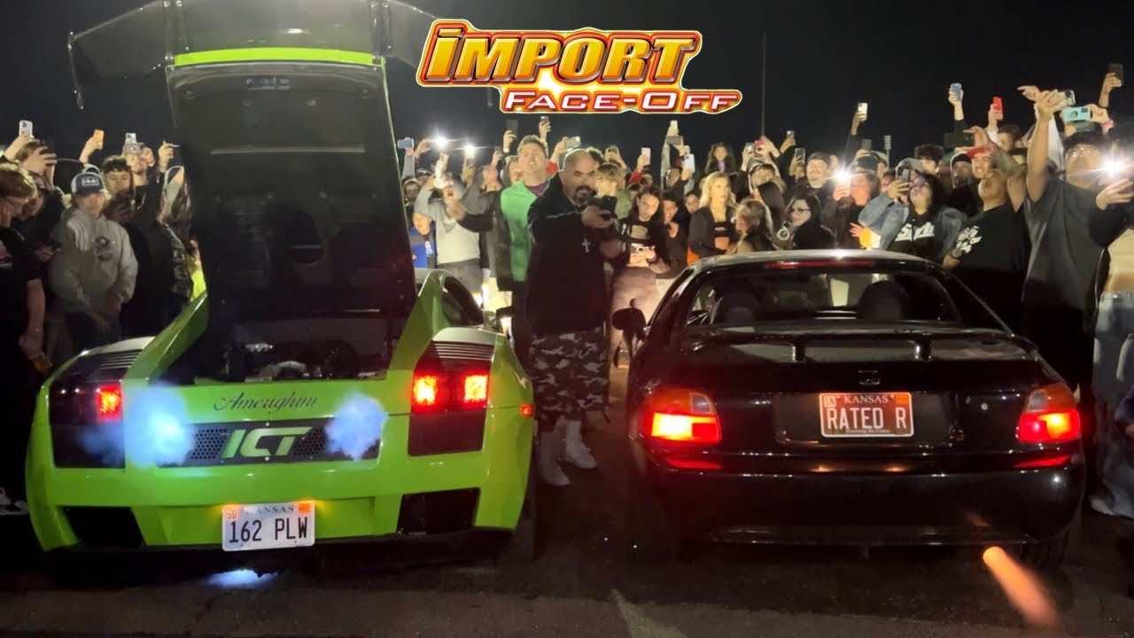 NIGHT Battle 2 Step / Rev Competition with "Hector"! Topeka, KS IFO 2022 with Lambo vs Honda + more!