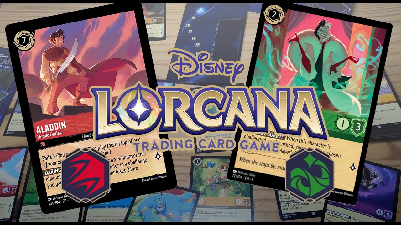 Disney Lorcana Starterdeck Rubin/Smaragd ausgepackt