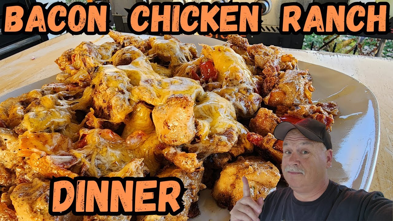 Chicken Bacon Ranch Dinner on the Blackstone griddle | QUICK and EASY