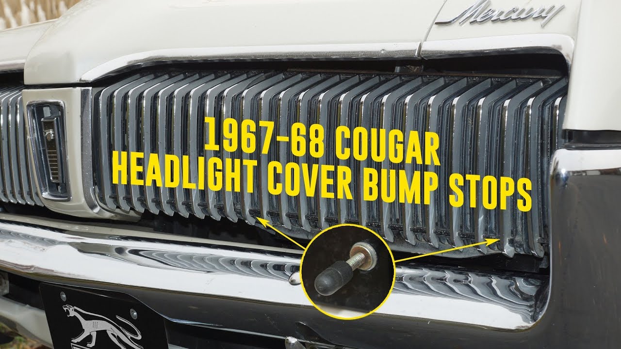 Отбойники для фар Cougar 1967–68 годов — легко исправить кривые решетки!