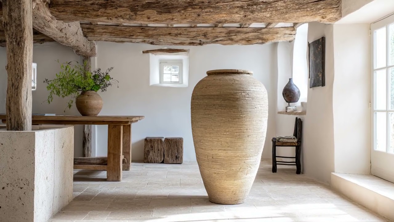 Timeless French Mansion Interiors Inspired by Axel Vervoordt’s Quiet Luxury Approach