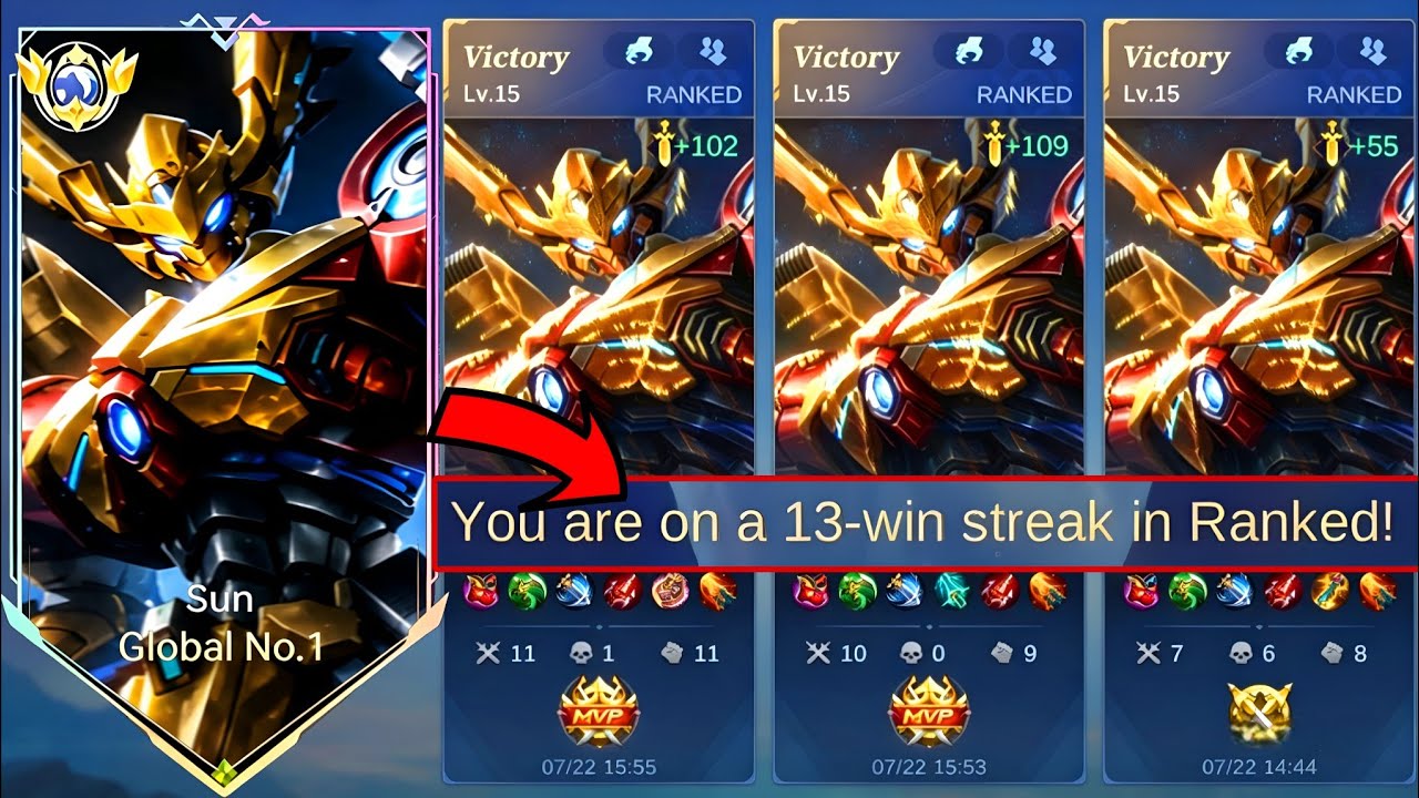 WTF SUN COLLECTOR TITAN SKIN IS CHEAT SKIN!!! (EARLY ACCESS + AUTO WINSTREAK) | Mlbb