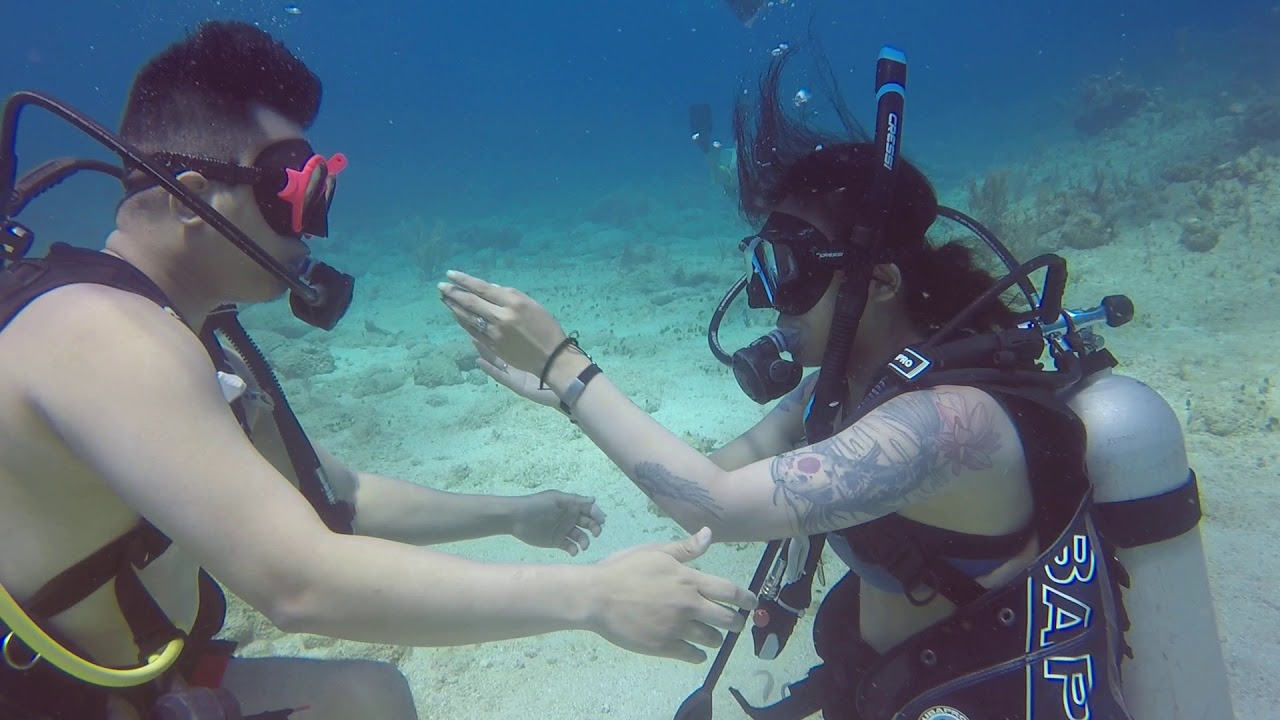 I said 👌 | Scuba Proposal 💍
