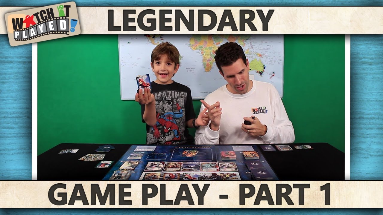 Legendary Marvel Deck Builder - Game Play 1