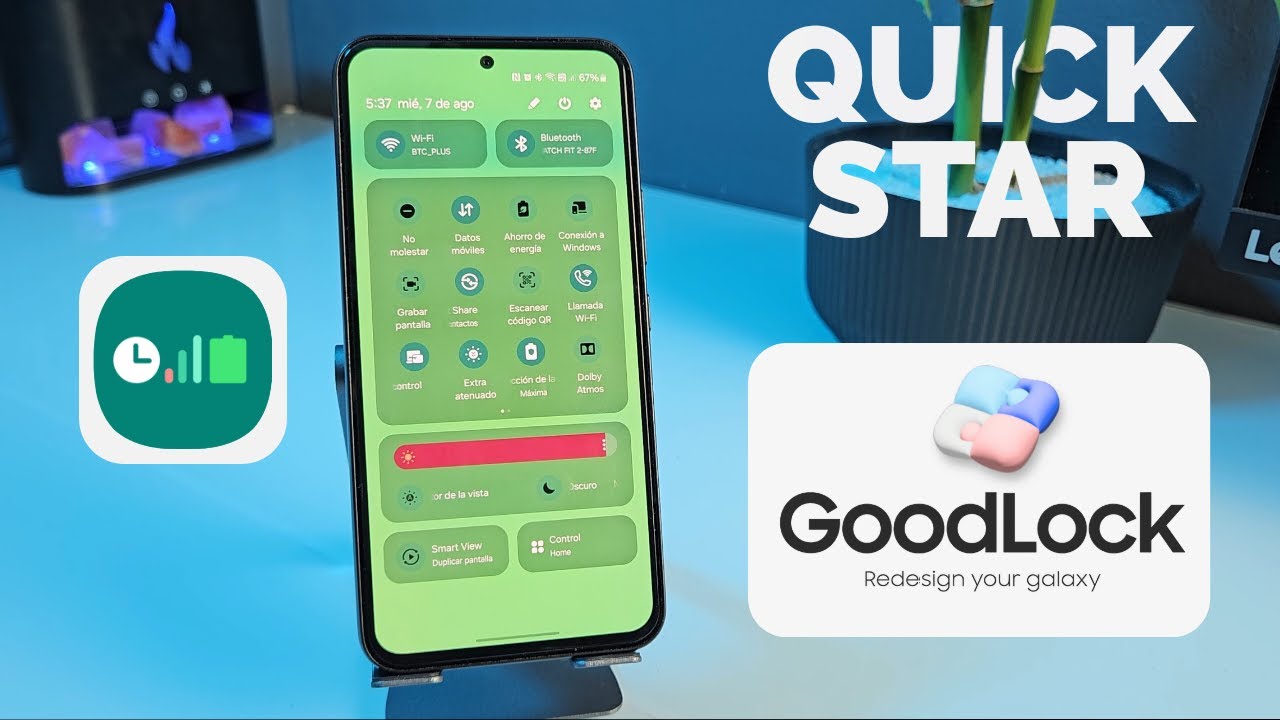 SAMSUNG GOOD LOCK Personalización QUICK STAR Modulo Ajustes RAPIDOS GALAXY - PARTE 7