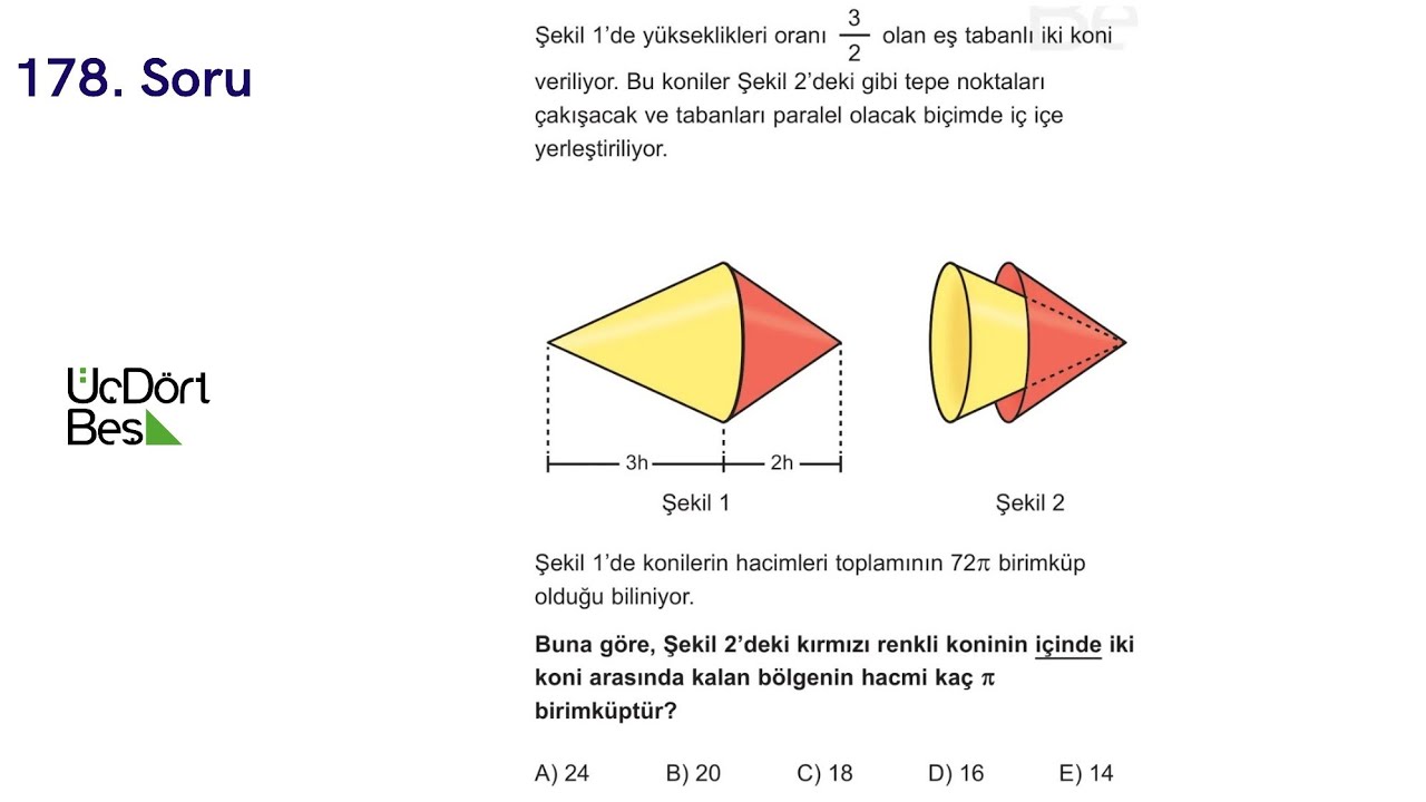Günün Geometri Sorusu-178 (345 Yayınlarından) | YKS2026 